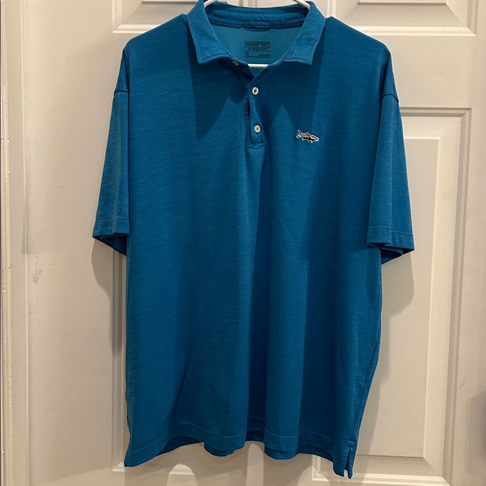 Patagonia Golf Polo Blue Size XL